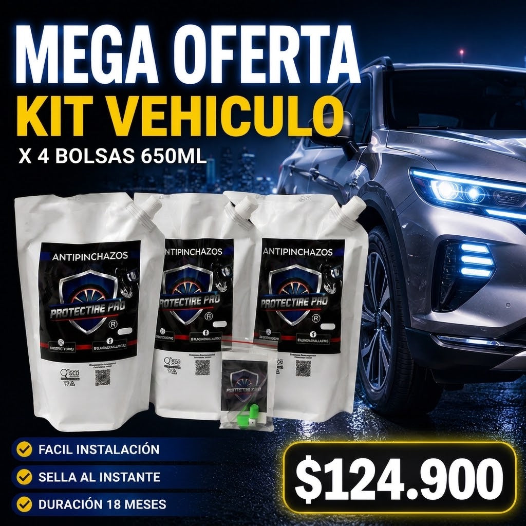 Antipinchazos Vehiculo x4 UND